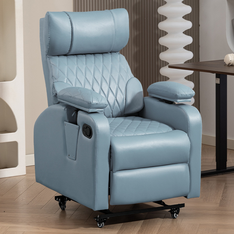 Lime Blue - Perforated Automotive Leather