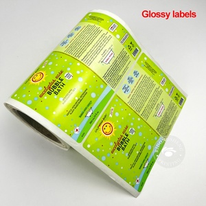 Baskılı parlak mat su geçirmez vinil şişe kavanoz güvenlik etiketi rulo özel kendinden yapışkanlı gıda paketi logo etiketi çıkartmalar - Product Image 4