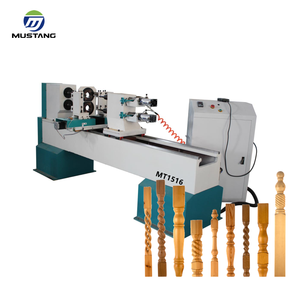 Tornio da tavolo in legno CNC a doppio asse con caricamento e scarico automatico MT1516 per la lavorazione del legno - Product Image 1