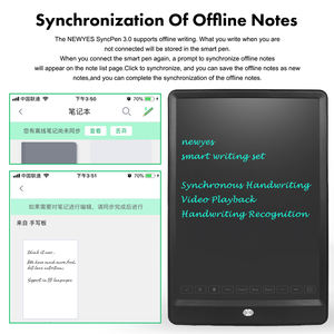 Newyes 10 इंच सिंक लिखावट पैड स्मार्ट डिजिटल पेन एलसीडी ड्राइंग लेखन गोली - Product Image 4