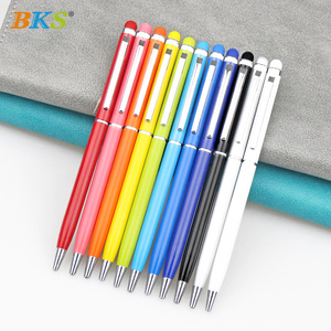 BKS Promotional Custom <strong>2</strong> in 1 Multi Function Metal Ball <strong>Pen</strong> Touch Screen Logo Tablet <strong>Stylus</strong> <strong>Pen</strong> - Product Image 3