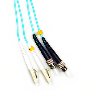 HJFiber özelleştirilmiş ST-LC 3m Multimode OM4 4G ağ ve FTTH kullanımı için Fiber optik Jumper - Product Image 3