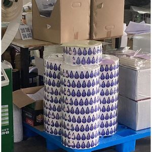 Benutzer definierte gedruckte variable QR-Code-Etiketten Vinyl-Aufkleber Barcode-Aufkleber Vinyl-Kleber QR-Code gestanzte Aufkleber Aufkleber