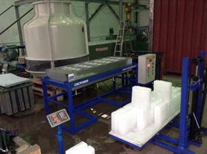 Máquina de fazer blocos de gelo turco industrial de 1 tonelada para peixes na Nigéria para venda