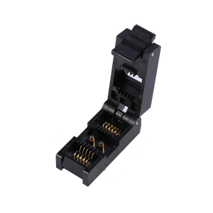 Adaptador de programador IC de marca China, enchufe de 10 pines IC Burn-in, paso de 1,27mm, SOP10, diseño abatible, Chip, soporte de prueba de envejecimiento - Product Image 4