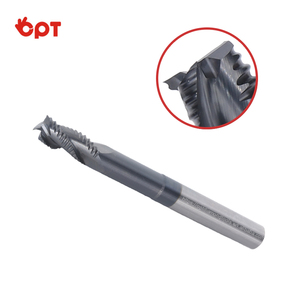 OPT高效通用粗皮硬质合金铣刀数控加工套装刀具铝金属立铣刀 - Product Image 6