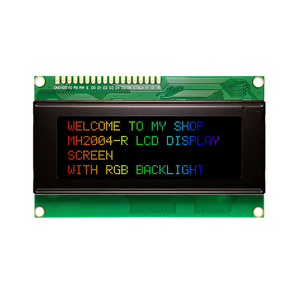 LCD2004 modulo Display LCD RGB retroilluminazione parola nera schermo a colori con inglese e russo personalizzazione del carattere - Product Image 3