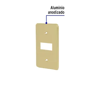 Volteck Economic Line Patch Panel 12 Unidades de Placas de Aluminio de 1 Módulo en una Caja - Product Image 2