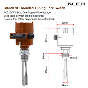 TF-100 CE集成音叉液位开关高可靠性音叉传感器振动探头液位开关 - Product Image 6