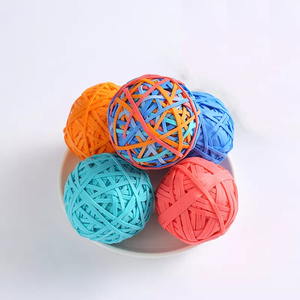 Colorful Strong <strong>Elastic</strong> Anti-Aging Multicolor Rubberband <strong>Loop</strong> Rubber Band <strong>Ball</strong> for School Stationery Office Diy Arts - Product Image 1