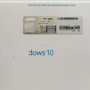 Win 10 Pro versione completa 64bit DVD chiave OEM adesivo COA Win10 professionale on-line di attivazione globale MS Software per PC - Product Image 4