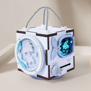 Wooden Children's Handheld Busy <strong>Box</strong>, Early Education <strong>Box</strong>, Hands-on and Brainy Baby Puzzle <strong>Toy</strong> - Product Image 5