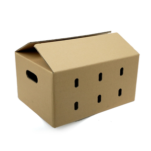 Custom Corrugated Cartons <strong>Cardboard</strong> <strong>Box</strong> Packaging Mailing Plain Moving Shipping Boxes With Holes - Product Image 1