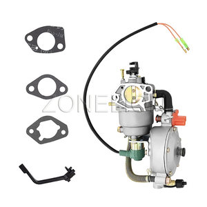 Hot Sell Manual Choke Dual Fuel Carburetor LPG NG Conversion Kit 4.5-5.5KW <strong>GX390</strong> <strong>188F</strong> With Solenoid Generator Engine - Product Image 1