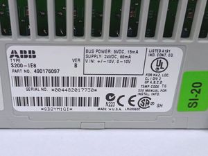 Nuevo y Original Plc 490176097 S200IE8 Entrada analógica Controlador de programación PLC de 8 canales - Product Image 6
