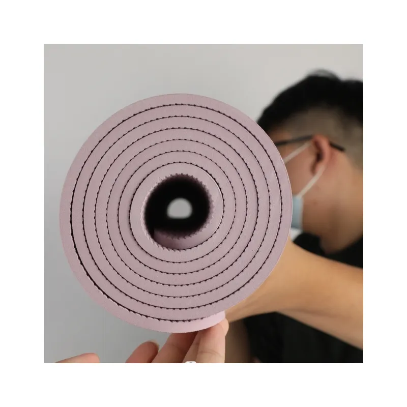 Bester Preis Yoga matte Rollen Großhandel Kanada Anti Slip Umwelt freundliche Tpe Yoga matte von Guangdong