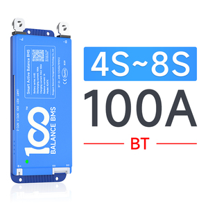 100balance 100A 4S-8S Smart Active Balance BMS Sistema de gestión de batería con BT incorporado/Módulo paralelo - Product Image 1