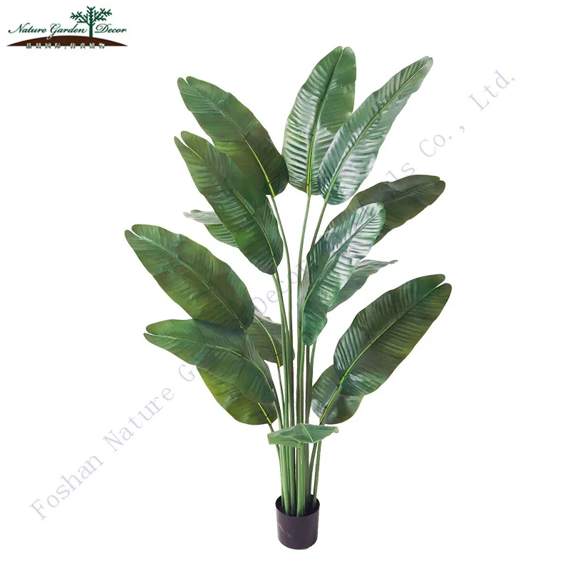 맞춤형 플라스틱 버드 파라다이스 Strelitzia 트리 판매 6Ft 가짜 식물 바나나