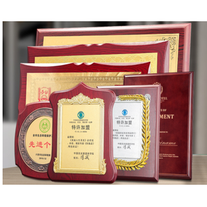 Jy mật độ cao Hội Đồng Quản trị kim loại mạ bằng gỗ mảng trắng giải thưởng cho Hiệp hội trình bày quà lưu niệm - Product Image 1