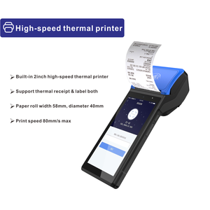 <strong>Android</strong> 12 5.5inch Touch Screen Smart 4G All <strong>in</strong> One Pos Terminal <strong>Printer</strong> Machine - Product Image 4