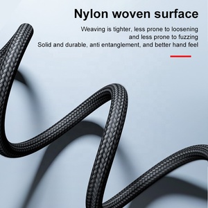 Nylon Braided <strong>1</strong>.2m Fast Charging Micro Usb Type-C Multi USB C Port Function 3 <strong>in</strong> <strong>1</strong> Usb Charing Cable - Product Image 2