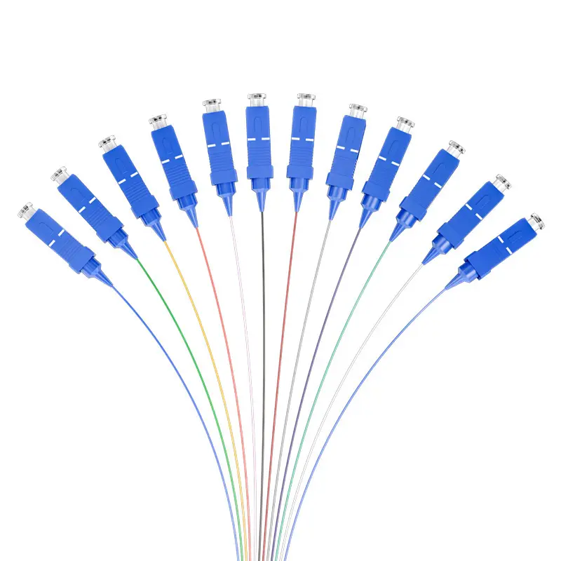 Coletas de fibra óptica Yuanyi, 12 colores, 12f Sc Apc