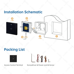 Trudian Home Security Smart Rs232 Gate Rfid Writer Standalone-System Kunststoff Cloud Gym Zugangs kontrolle Tag Panel M1 Kartenleser - Product Image 5