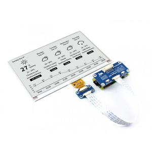 7.5inch 800*480 resolution E-Ink Display HAT Kits for <strong>Raspberry</strong> <strong>Pi</strong> with Embedded <strong>Controller</strong> Communicating Via SPI Interface