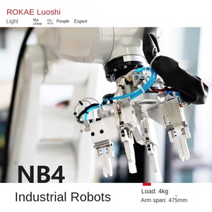 ROKAE NB4小型産業用ロボットアーム4kg負荷容量マルチジョイント6軸関節ロボットPLCコアコンポーネント付き - Product Image 2
