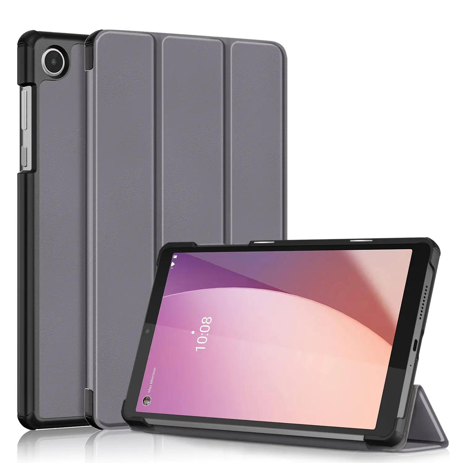 Drievoudig Leer Bescherm Tablet Case Voor Lenovo Tab M8 4e Generatie 2023 Tb-300fu Magnetische Dicht Tablet Case Voor Lenovo Tab M8