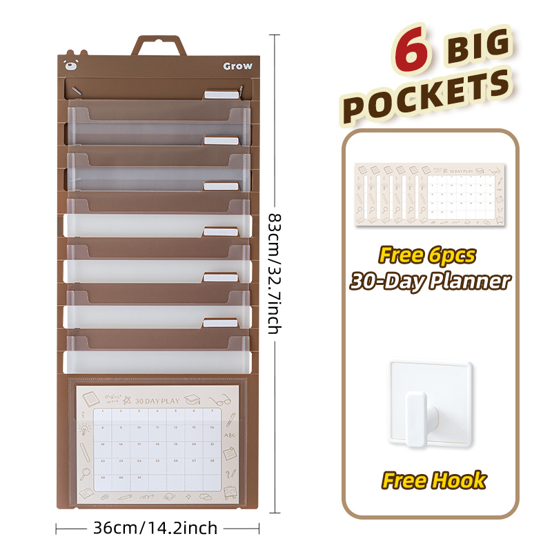 marron 6 grandes grilles + plan 30 jours
