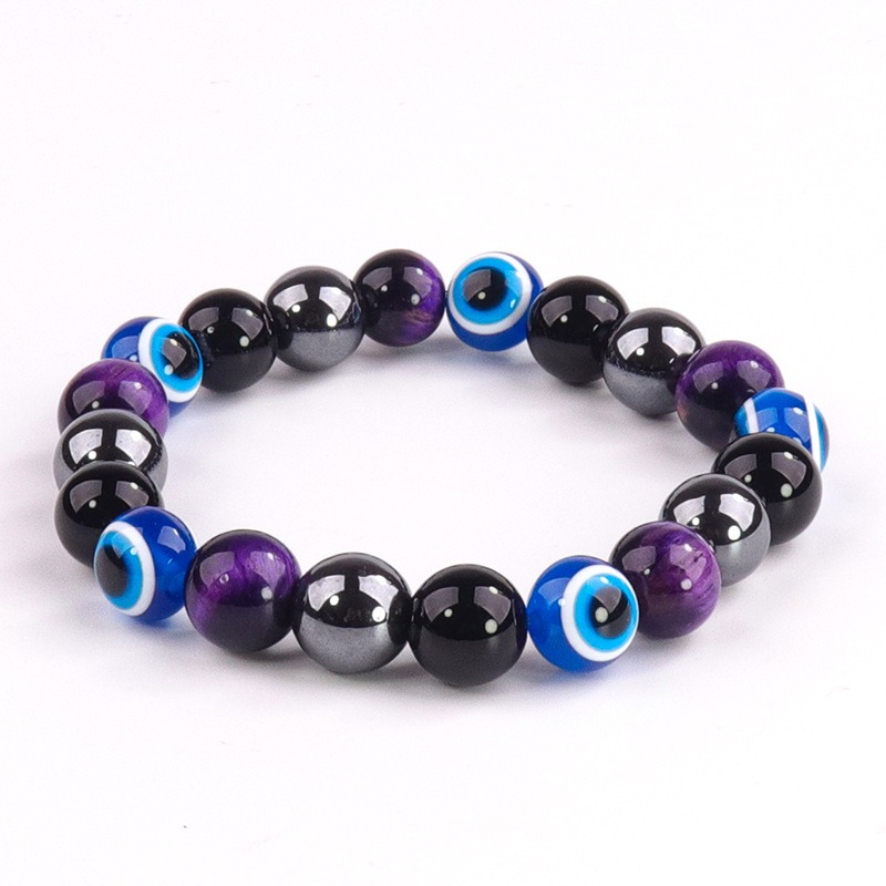 Oeil de tigre violet 10mm