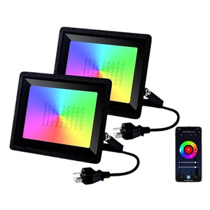 ไฟฟลัดไลท์ LED rgbcw อัจฉริยะสองโหมด WIFI สำหรับการเชื่อมต่อบลูทูธข้ามพรมแดนอลูมิเนียมบอดี้พิเศษให้คะแนน IP65กราฟฟิตี L - Product Image 5