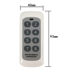 Rf sender und empfänger 433mhz 8-taste fernbedienung Control remote rf 433 Universal fernbedienung - Product Image 4