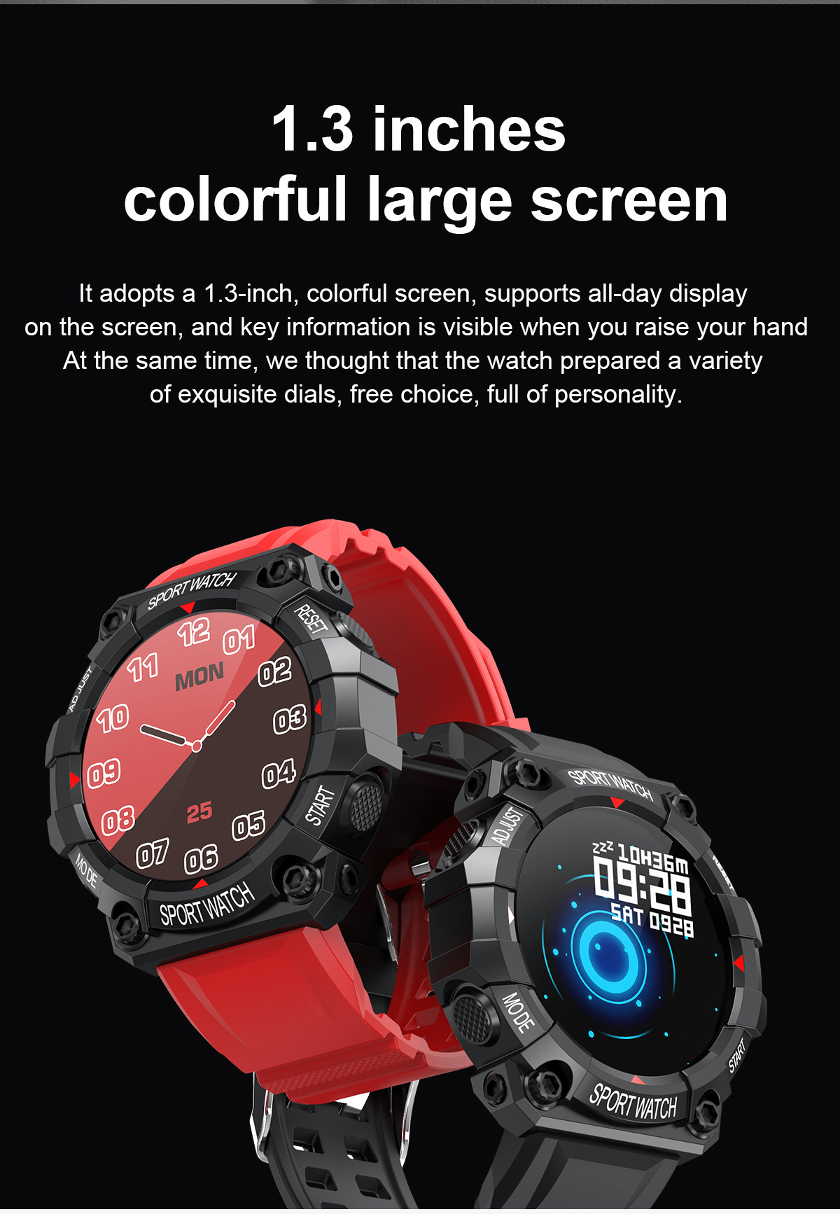 Incoming call FD68 smartwatch round color screen Heart Rate Blood Pressure IP68 Waterproof Reloje Inteligente FD68 Smart Watch