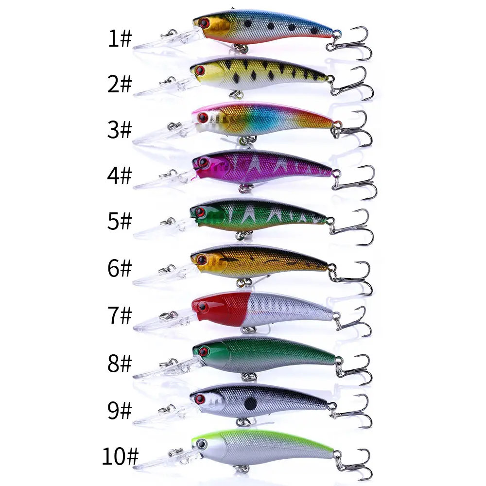 wholesale wobblers 90mm minnow 8.0g Hard Bait Small Sinking Minnow Fishing lures