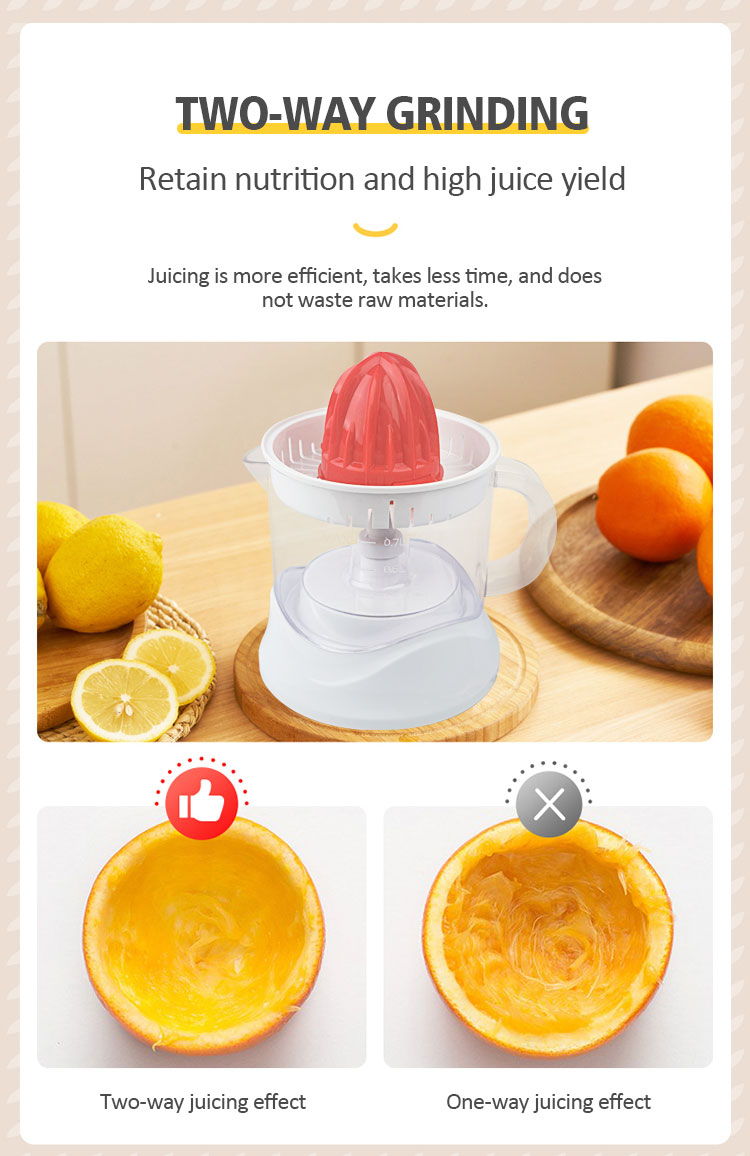 citrus juicer machine electric press orange juicer 0.7L Capacity Portable kitchen appliance