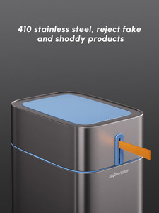 JOYBOS Stainless Steel Trash Can Easy <strong>Packing</strong> with Odor Filter System Waste <strong>Bin</strong> Garbage <strong>Bin</strong> for Kitchen - Product Image 5
