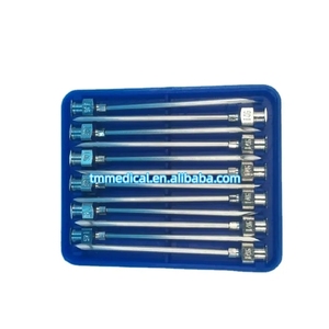 低価格16G <span class=keywords><strong>22G</strong></span> 19Mmサブカットクルーズステンレススチール獣医用低皮注射器針サプライヤー動物用Ce Iso