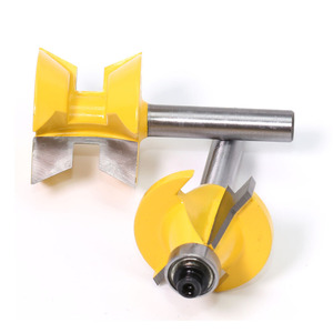 2Pcs 8mm Shank Router Bit Set Grad Holz bearbeitung Nut Meißel schneider Werkzeug - Product Image 5
