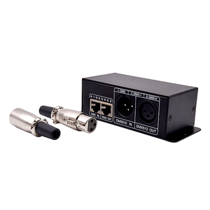 DC5V-24V сценический пульт управления освещением, Интернет-порт XLR RJ45 Dmx сигнал 3/4 канала Dmx512 контроллер DMX SPI декодер Dmx - Product Image 5