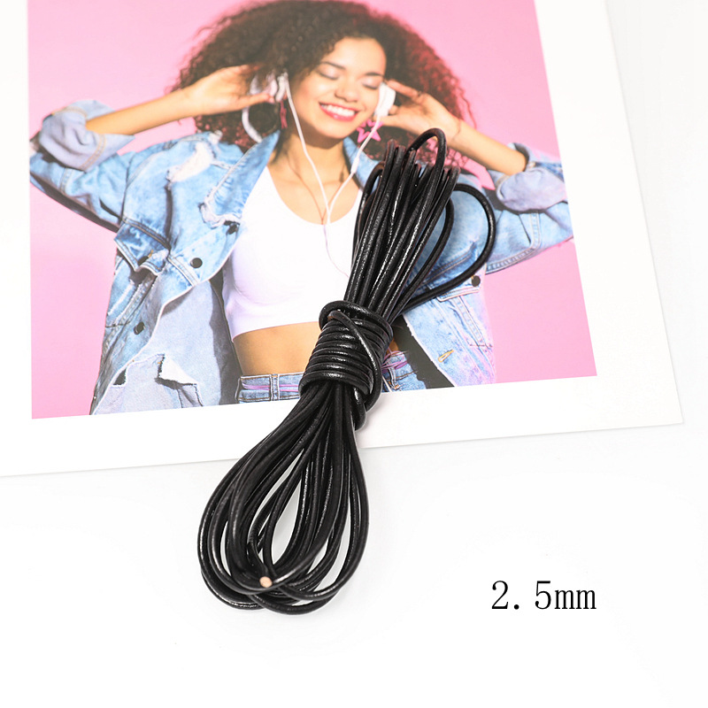Black, 2.5mm, 5 meters