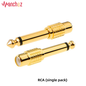 Manchez 6.35mm <strong>1</strong>/<strong>4</strong>&quot; Male to 3.5mm <strong>1</strong>/8&quot; Female <strong>Audio</strong> <strong>Adapter</strong> 6.35 to 3.5 Jack Stereo Connect Converter for Microphone - Product Image 5