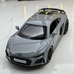 Pres döküm model araba 1:32 Aodi R8 alaşım araba modeli ses ve ışık geri çekme ile metal model araba oyuncaklar kapılar açık Modelo del del - Product Image 5