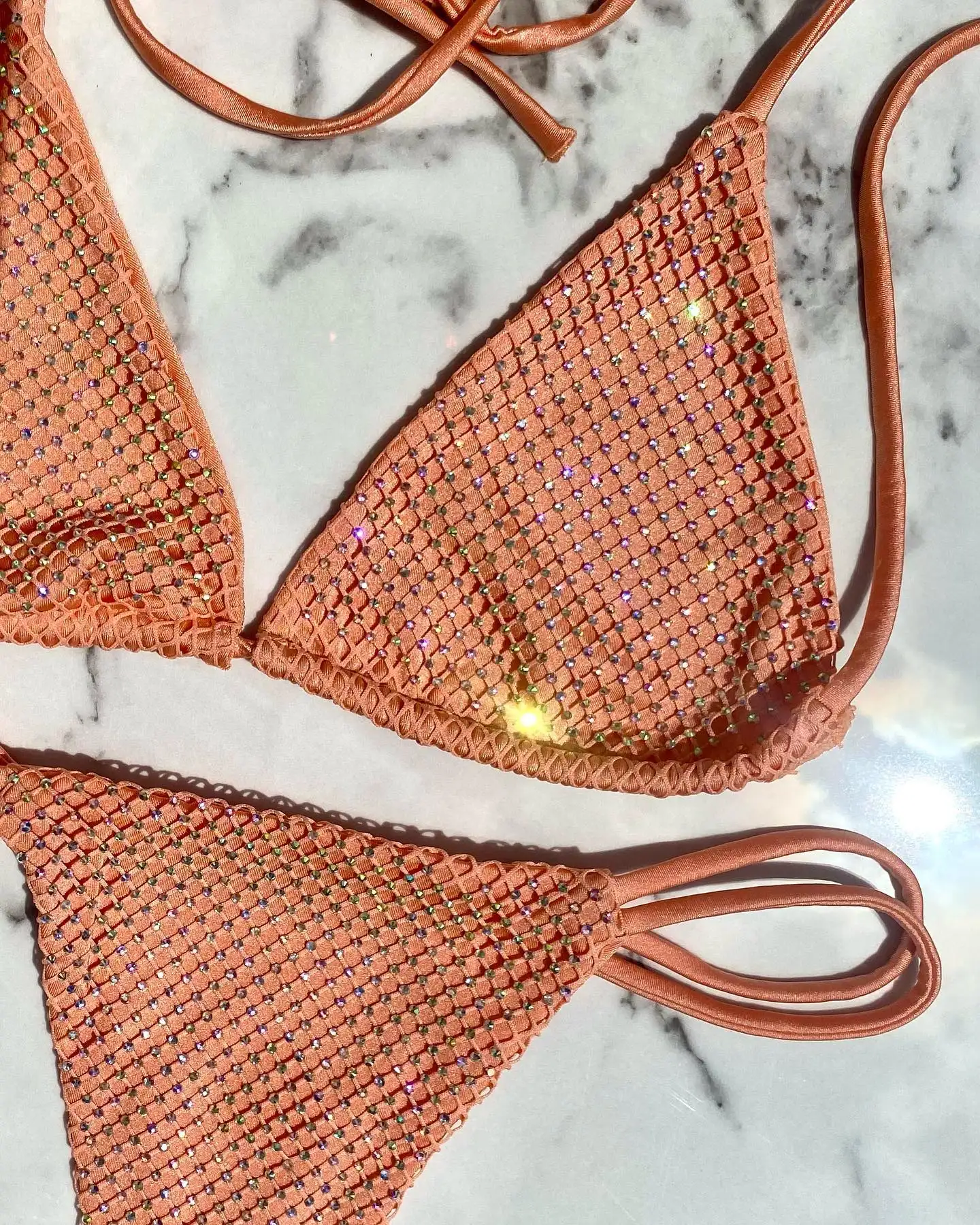 2023 popüler ayarlanabilir mayo Bikini Net yapma mayo Bikini bayanlar için