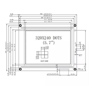 3.8 \ "modulo Display LCD COG Graphic TFT con Controller Ra8835 per strumento ECG - Product Image 6