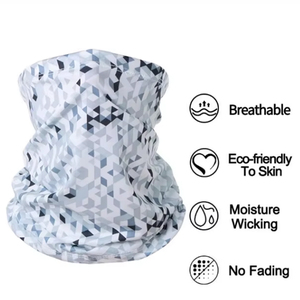 Özel Logo baskılı dikişsiz Snood çok fonksiyonlu Polyester Bandana yüz kaplama için açık spor için başörtüsü boyun tozluk - Product Image 2