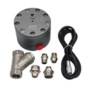 Akış sensörü Y bakır HW-FS-03 ile filtre kiti pompa debimetre Common Rail Test tezgahı için dişli yağı akış metre - Product Image 1