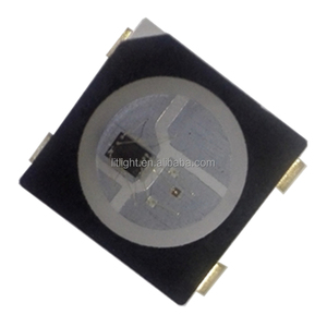 Makara başına 1000 adet beyaz/siyah yüz sürüm adreslenebilir WS2812B LED DC5V 5050 SMD RGB WS2811 WS2812 IC cips şerit piksel yüzük - Product Image 1