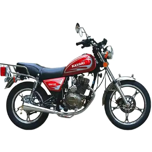 גואנגזו אופנוע מפעל מכירה אופנוע קלאסי 125cc אופניים ברחוב בנזין GN125 אופנוע